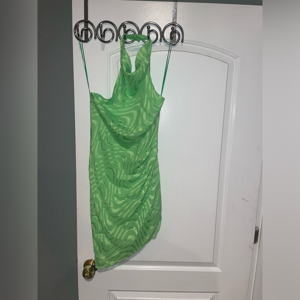 Amanda Uprichard x Free People Samba Gown in Apple Swirl 🍏 size XS - Picture 11 of 15